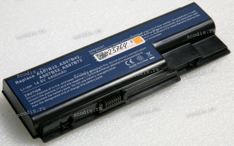 АКБ Acer Aspire 5520, 5920, 5940, 6930, 7520, 7720, 7730, 7736, 5315, 5530, 5730, 5930, 5942, 6935, 7540, Extensa 7630, Packard Bell EasyNote DT85 4400mAh (AS07B32, AS07B42, AS07B52, AS07B72) replace АКБ Acer Aspire 5520, 5920, 5940, 6930, 7520, 7720, 7730, 7736, 5315, 5530, 5730, 5930, 5942, 6935, 7540, Extensa 7630, Packard Bell EasyNote DT85 4400mAh (AS07B32, AS07B42, AS07B52, AS07B72) replace