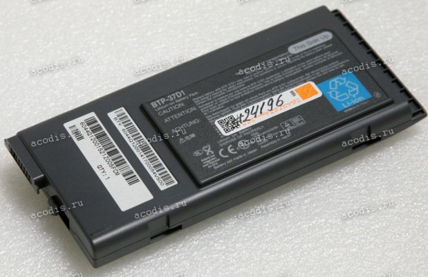 АКБ Acer TravelMate 610, 611, 612, 613, 614 3300mAh (BTP-37D1, BTP-3761, 6M.41Q16.001, 909-2140, 909-2150)