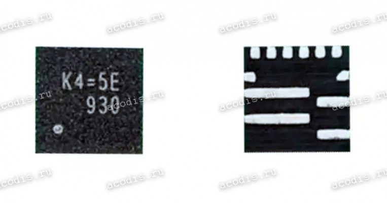 Микросхема RichTek RT6228B RT6228BGQUF K4= UQFN-12HL QFN-12 8A, 23V Synchronous Step-Down Converter with 3.3V LDO