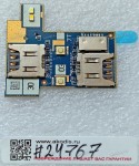 SIM + SD board Asus ZenFone Go ZB552KL (X007D) (p/n 90AX0070-R10020)