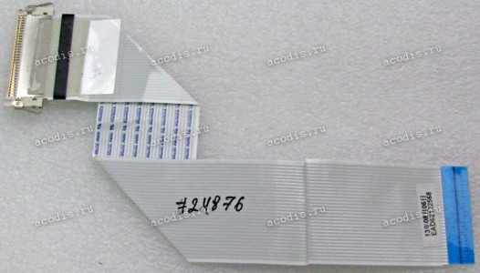 LCD LVDS FFC шлейф мониторный 30 pin обратный, шаг 1.0 mm, длина 204 mm LG 20M35A-B (p/n EAD62122568), с замком с одной стороны