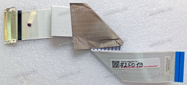 LCD LVDS FFC шлейф мониторный 30 pin обратный, шаг 1.0 mm, длина 240 mm LG Electronics Monitor E2342T-BN (p/n EAD61905276), с замком с одной стороны