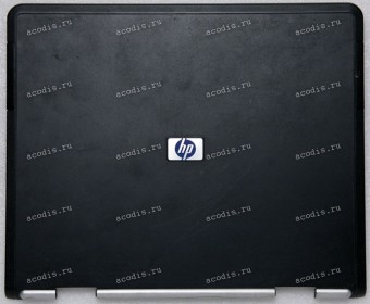 Верхняя крышка Compaq nc4000 чёрная матовая в серебристой рамке