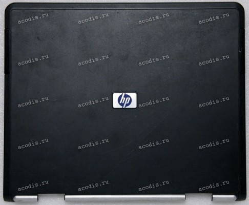 Верхняя крышка Compaq nc4000 чёрная матовая в серебристой рамке