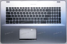 Keyboard Asus X705UD-3B серебристый металл, нерусифицированная (90NB0GA1-R33UI0, 13N1-2EA0211)+Topcase