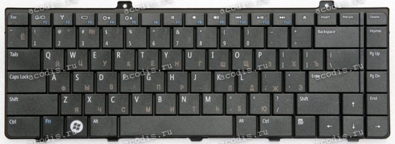 Keyboard Dell Inspiron 1440 чёрная, матовая русифицированная (NSK-DK001, PK1308B2A00) Keyboard Dell Inspiron 1440 чёрная, матовая русифицированная (NSK-DK001, PK1308B2A00)