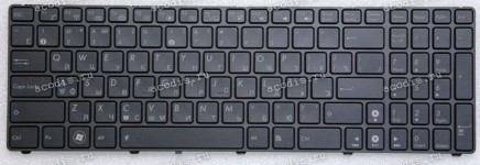 Keyboard Asus G60, G60J, G60V чёрная матовая русифицированная с подсветкой (0KN0-EK1RU03, 04GNVL1KRU00-3)