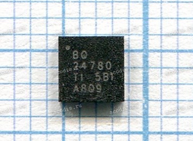 Микросхема Texas Instruments BQ24780, BQ24780RU, BQ780, PQ24780, SN2850RUYR, SN2850RUYT, SN2867RUYR, SN2867RUYT QFN-28 IC BATT MGMT LI+ 1-4CELL 28WQFN CHARGE MANAGE IC (Asus p/n: 06036-00460000) NEW original