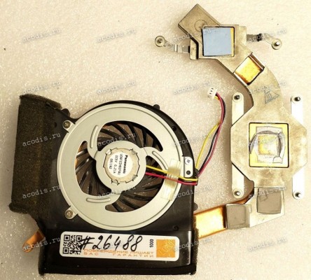 Сист.охл. Lenovo ThinkPad Edge 14, Edge 15 (p/n: 75Y4757, UDQF2ZH82FQU) 3pin