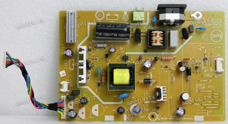Плата БП ViewSonic 20,0" VA2046m  (715G4497-P05-000-001M) E168066 TOP:A PB:A