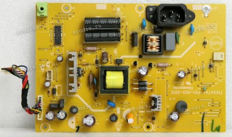 Плата БП AOC 20,0" E2050Sda (E169373) (715G4744-P01-000-001C)