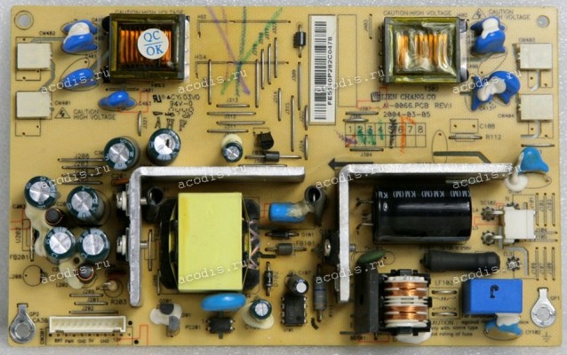 Плата БП LG 17,0" 1730SQ, AI-0066.PCB rev.1,