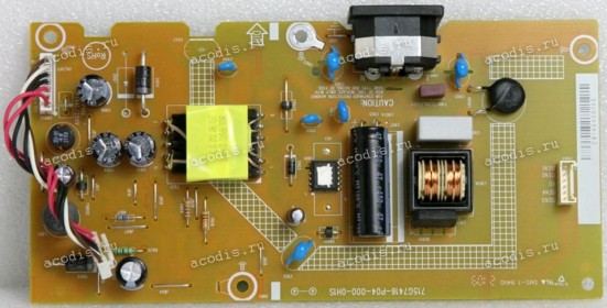 Плата БП Dell 23,8" SE2416H (715G7416-P03-000-0H1S, 715G7416-P04-000-0H1S, (Q) GE551GQD2, (Q) FE501KQD1) LNK6776V, OZ9998MGN,