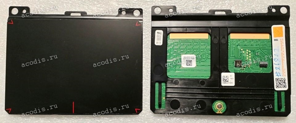 TouchPad Module Asus GL703VD, GL703VM (p/n 90NB0GM1-R90010, 04060-01200200, EBBKL011010) with holder with black cover with red marks