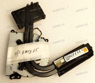 Сист.охл. HP Envy 15 (6043B0137601, SPS:720542-001, KSB06105HB-CJ1M DC05V 0.4A)