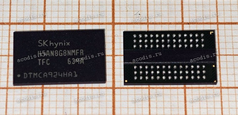 Микросхема SKHynix H5AN8G8NMFR-TFC DDR4 2133 1024M*8 1.2V FBGA78 (Asus p/n: 03012-00030300) NEW original
