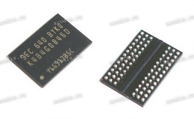 Микросхема Samsung K4B4G0846D-BYK0 DDR3L 1600 512M*8 1.35V FBGA78 (Asus p/n: 03006-00012800) NEW original
