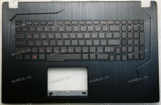 Keyboard Asus GL753VD-2B, GL753VE ROG Strix чёрная русифицированная (90NB0DM3-R31RU1, 0KN1-0B3RU11, 0KNB0-6674RU00, 13N1-0XA0711, 13N1-0XA0101, V156362ES1) + Topcase