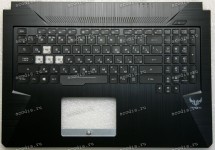 Keyboard Asus FX705GD, FX705GE-1A, FX705GM TUF Gaming чёрный русифицированная, с подсветкой  (90NR00Z1-R31RU1, 90NR00Z1-R32RU0, 13N1-6EA0521, 13NR00Z1AP0211)+ Topcase