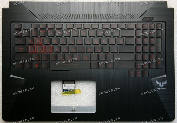 Keyboard Asus FX705GD, FX705GE-1B, FX705GM TUF Gaming чёрный русифицированная, с подсветкой (90NR00Z2-R30RU1)+ Topcase Keyboard Asus FX705GD, FX705GE-1B, FX705GM TUF Gaming чёрный русифицированная, с подсветкой (90NR00Z2-R30RU1)+ Topcase