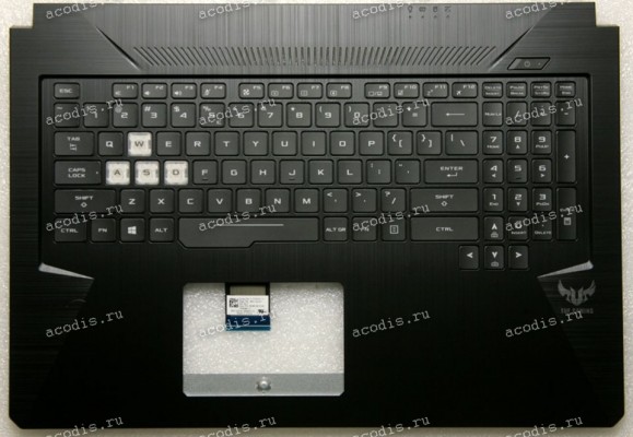 Keyboard Asus FX705GE-1A чёрная нерусифицированная (90NR00Z1-R32UI0, 13N1-6EA0521, 13NR00Z1AP0211)+ Topcase Keyboard Asus FX705GE-1A чёрная нерусифицированная (90NR00Z1-R32UI0, 13N1-6EA0521, 13NR00Z1AP0211)+ Topcase