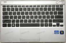 Keyboard Samsung NP350V2 серебристый, клавиатура чёрная русифицированная (BA75-03263C, BA81-14595A, CNBA5903135)+ Topcase