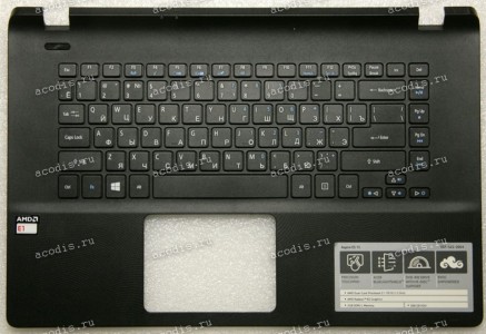 Keyboard Acer ES1-522 чёрная, русифицированная (AP16G000300, FA16G000400, PK1316G1A04, MP-10K23SU6981W)+ Topcase Keyboard Acer ES1-522 чёрная, русифицированная (AP16G000300, FA16G000400, PK1316G1A04, MP-10K23SU6981W)+ Topcase
