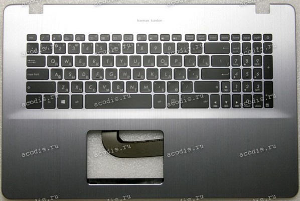 Keyboard Asus X705FD-3B серо-серебристый, русифицированная (90NB0JN1-R31RU0, 13N1-2EA0211)+Topcase Keyboard Asus X705FD-3B серо-серебристый, русифицированная (90NB0JN1-R31RU0, 13N1-2EA0211)+Topcase