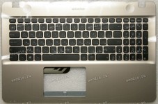 Keyboard Asus X541UV-1A золотистый, русифицированный (90NB0CG1-R31RU0, 39XKFTCJN00, 0KNB0-6723RU00)+Topcase