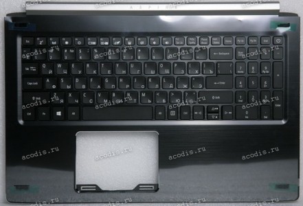 Keyboard Acer Aspire 7 A715-72G чёрная (6B.GXBN2.005, 6BGXBN22005, AM20X000D00H7920B, LV5P_A80BWL, NKI151708W, PK1328Z3B04, NSK-RELBC 0R, EC20Z000300) + topcase русифицированная original Keyboard Acer Aspire 7 A715-72G чёрная (6B.GXBN2.005, 6BGXBN22005, AM20X000D00H7920B, LV5P_A80BWL, NKI151708W, PK1328Z3B04, NSK-RELBC 0R, EC20Z000300) + topcase русифицированная original