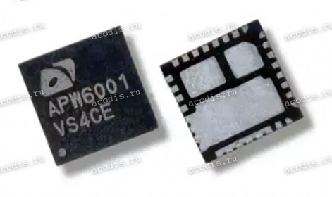 Микросхема Anpec APW6001QBI-TRG TQFN-32 DOWN CONVERTER (Asus p/n: 06018-01490000) NEW original