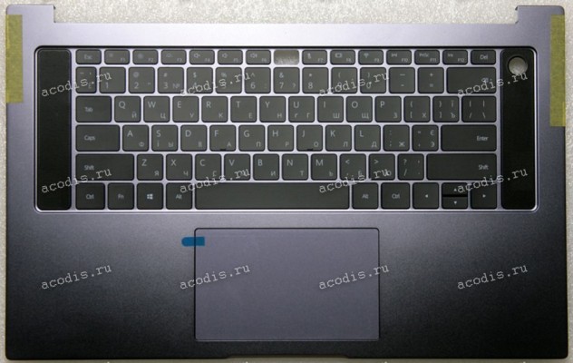 Keyboard Huawei Honor MateBook D 16 HVY-WAP9 тёмно-серая, русифицированная (02354FFC , 2H-BCQAEH80111, K$L99092273, HQ20721284000, 11P008853A, PCBA-P-GT7963, 02353VTR, PMC110677M)+Topcase Keyboard Huawei Honor MateBook D 16 HVY-WAP9 тёмно-серая, русифицированная (02354FFC , 2H-BCQAEH80111, K$L99092273, HQ20721284000, 11P008853A, PCBA-P-GT7963, 02353VTR, PMC110677M)+Topcase