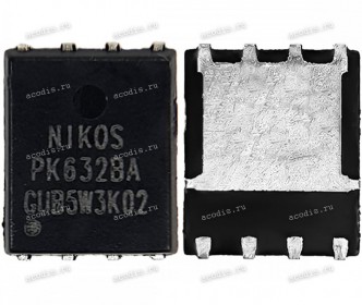 Транзистор NIKOS, NIKO-SEM, Unikc PK632BA PDFN5*6 HUABEI HQ11230373000 N-MOSFET 30V 78A (Asus p/n: 07005-02531600) NEW original