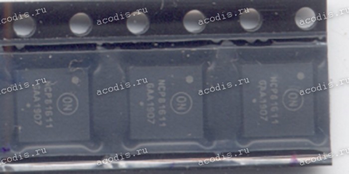 Микросхема ON Semiconductor NCP81611, NCP81611MNTXG 40-QFN (5x5) Multi-Phase Buck Controller with PWM_VID and I2C