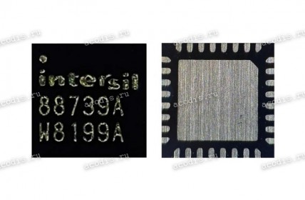 Микросхема Intersil ISL88739A, ISL88739AHRZ, 88379A QFN-32 IC BATT MGMT LI+ 1-4CELL 28WQFN CHARGE MANAGE IC