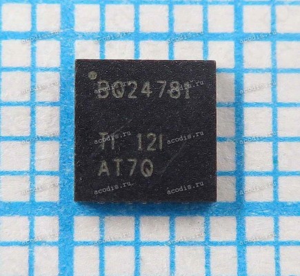 Микросхема Texas Instruments BQ24781, BQ24781RUYR, BQ24781RUYT HUABEI / HQ11151118000 QFN-28 (Asus p/n: 06036-00480300) NEW original