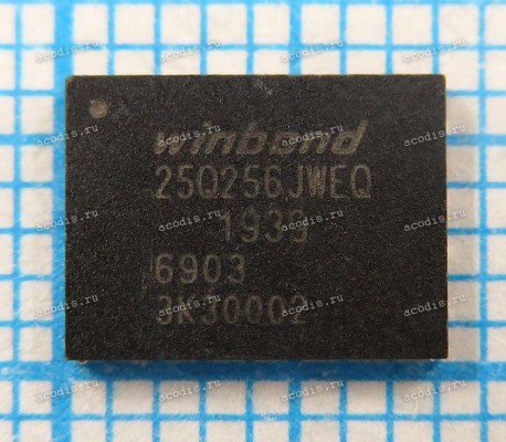 Микросхема Winbond W25Q256JWEQ, W25Q256JWEIQ,W25Q256JWEIQ, W25Q256JVEIQ  QFN-8  1,8V 256V-BIT SERIAL FLASH MEMORY WITH DUAL/QUAD SPI