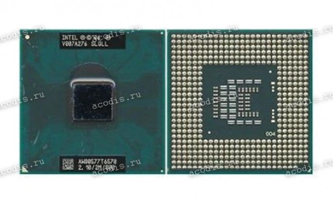 Процессор Socket P (PGA-478) Intel Core 2 Duo Mobile T6570 (p/n: SLGLL) (2.10GHz=200MHz x 10,5, 2Mb Процессор Socket P (PGA-478) Intel Core 2 Duo Mobile T6570 (p/n: SLGLL) (2.10GHz=200MHz x 10,5, 2Mb