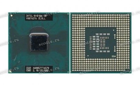 Процессор Socket P (PGA-478) Intel Core 2 Duo Mobile T6570 (p/n: SLGLL) (2.10GHz=200MHz x 10,5, 2Mb