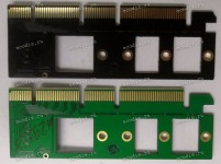 Переходник NGFF M.2 M key NVME, AHCI SSD (M.2 2230, 2242, 2260, 2280) в PCI-E PCI Express 3.0 16x 8x 4x NFHK N-M201 v2.0