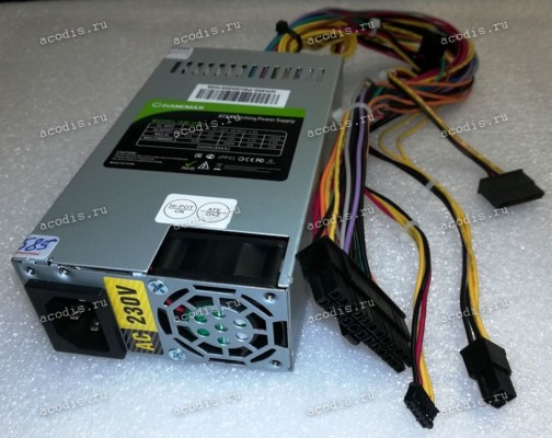 БП Универсальный FlexATX TFX GameMax GM-200-PSU (200 Вт, 80 PLUS Bronze, 20+4 Pin, 2x SATA, Нет PCIe, 1x 4+4 pin CPU, inverter PS 6 pin 4 wires, +3,3V*10A, +5V*12A, +12V*14A, -12V*0,5A, +5Vsb*2,0A) штатный БП моноблока DEPO K24-L5, Prittec K24 L5, K24L5