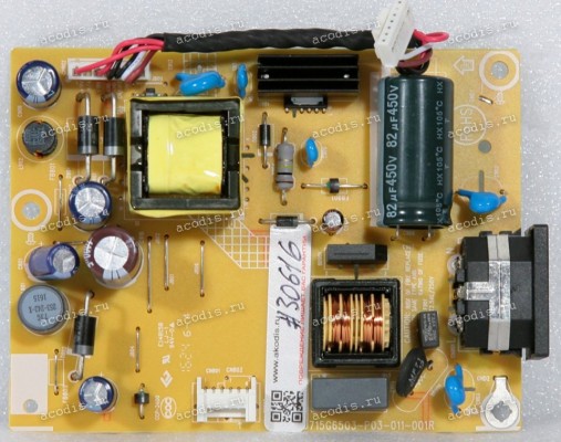 Плата БП Asus 27,0" VP278 POWER BOARD(IDC C4) TPV PLPCGC553UQXC LMT monitor (04020-01850700, 715G6503-P03-011-001R)