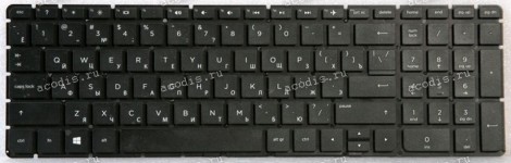 Keyboard HP 15-ac, 15-ae, 15-ay, 17-x 250 G4 черная матовая русифицированная (HPM14P13SU-698, PK131EM3A05)