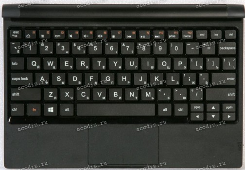 Keyboard Lenovo Yoga Tablet 2 черная матовая русифицированная (BKC800, 8SSO29A6N10)
