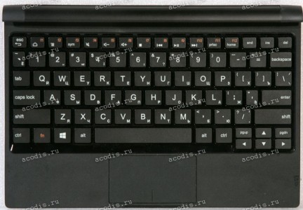 Keyboard Lenovo Yoga Tablet 2 черная матовая русифицированная (BKC800, 8SSO29A6N10)