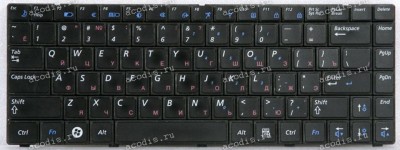 Keyboard Samsung NP-R418, R420, R423, R425, R428, R429, R430, R439, R440, R463, R465, R469, R470, RV408, RV410 (p/n:BA59-02490C) (Black/Matte/RUO)