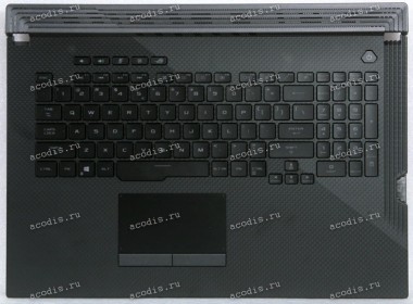 Keyboard Asus G731GU-1A чёрная матовая, нерусифицированная (90NR01T1-R31UI0, 13N1-9BA0711)+Topcase