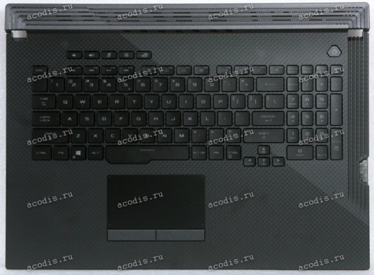 Keyboard Asus G731GU-1A чёрная матовая, нерусифицированная (90NR01T1-R31UI0, 13N1-9BA0711)+Topcase