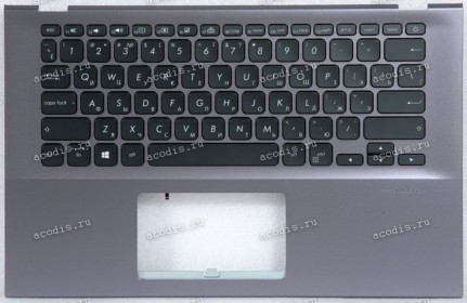 Keyboard Asus X412UA-1G серая матовая, русифицированная (90NB0KP2-R32RU0)+Topcase
