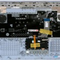 Keyboard Asus G731GU-1F серебристо-голубой, русифицированная (90NR01T6-R32RU0, 13N1-9BA0N01)+Topcase
